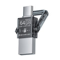 Newmine Encrypted USB Flash Drive - TypeC Dual Interface, Large Capacity, Compatible with Android, Apple, Car & Computer