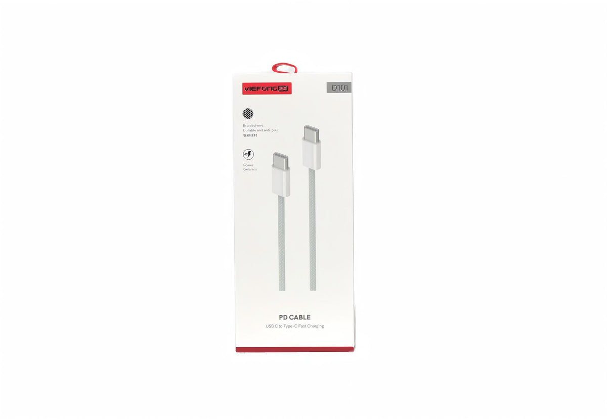 VIEFONG USB C to USB C PD Fast Charging Cable – Power Meets Durability
