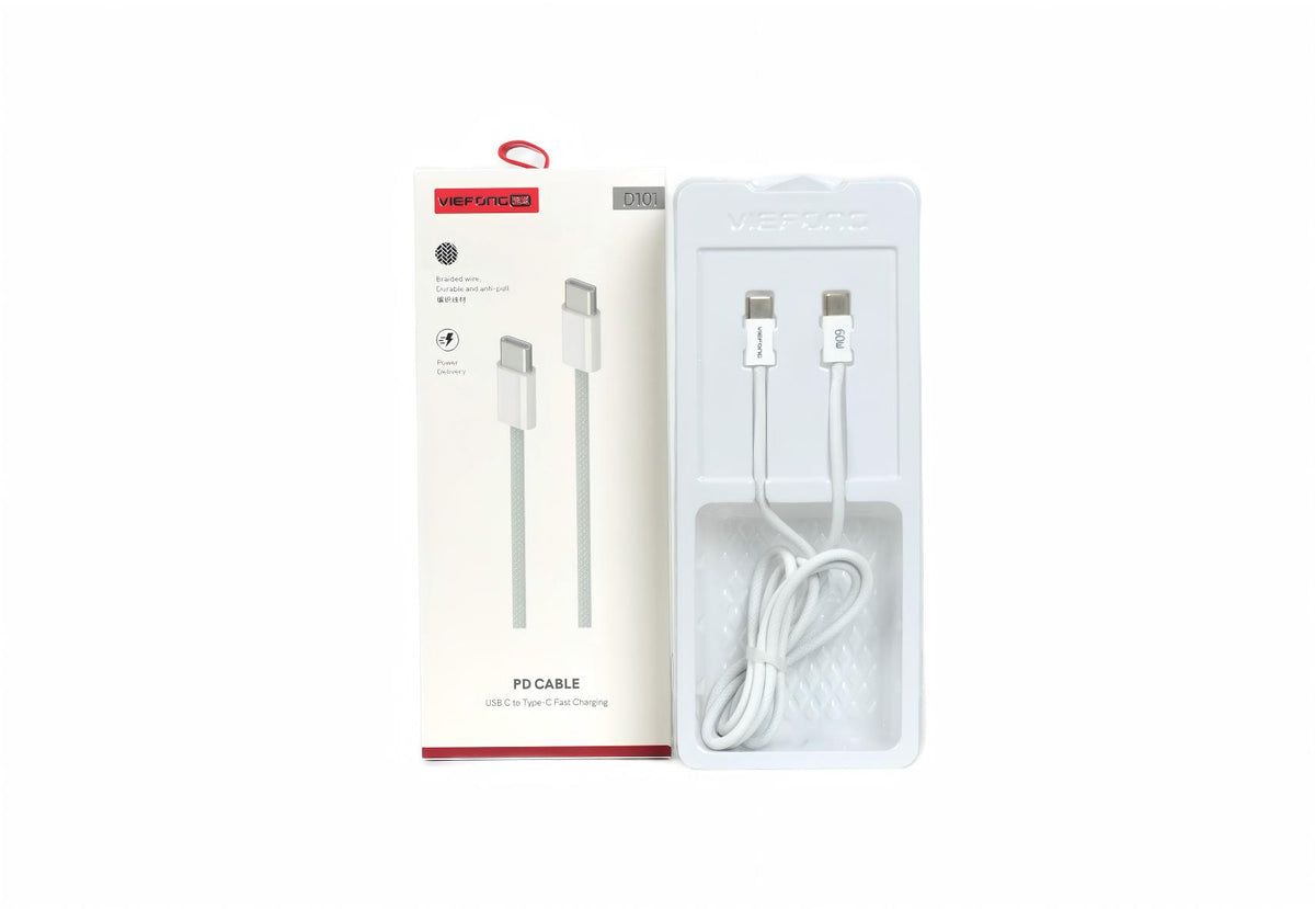 VIEFONG USB C to USB C PD Fast Charging Cable – Power Meets Durability